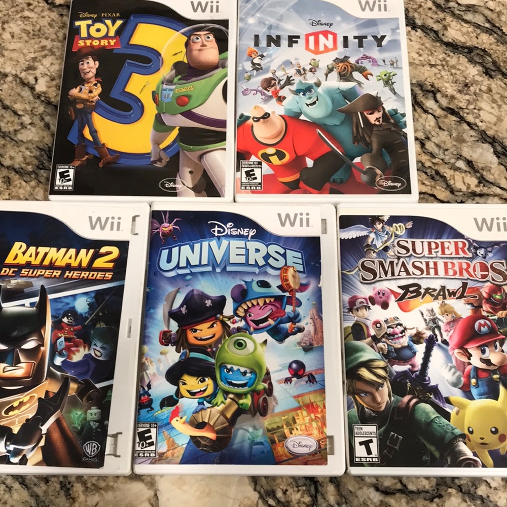 5 Wii games